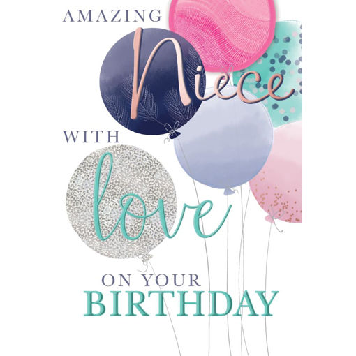 Picture of AMAZING NIECE WITH LOVE BIRTHDAY